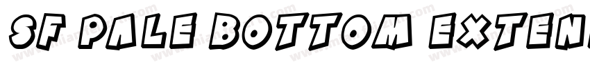 SF Pale Bottom Extended Oblique字体转换